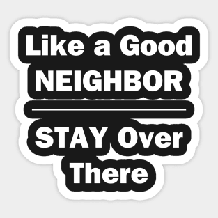 Neighbor Sticker